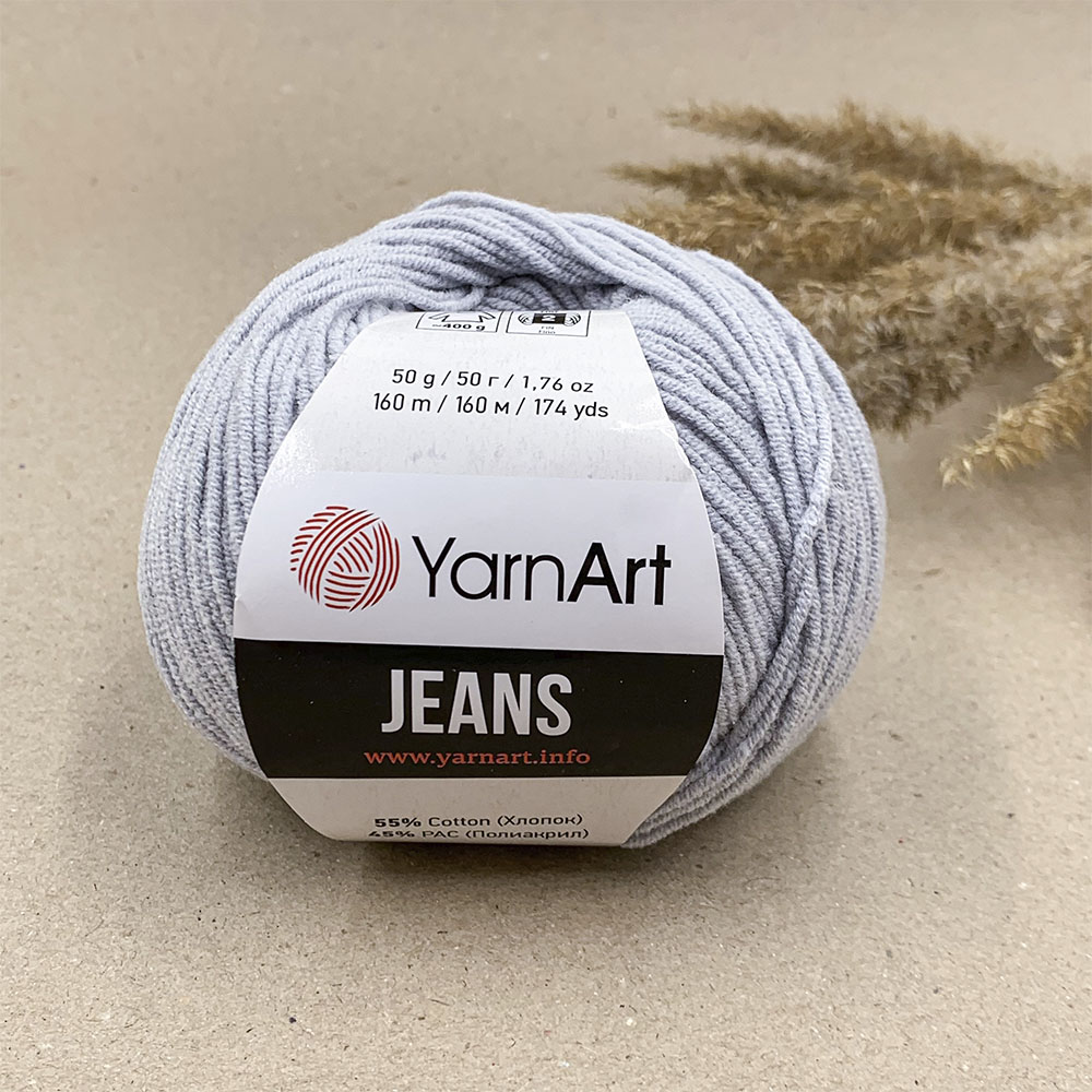 Yarnart Jeans - Knitting Yarn Grey - 46